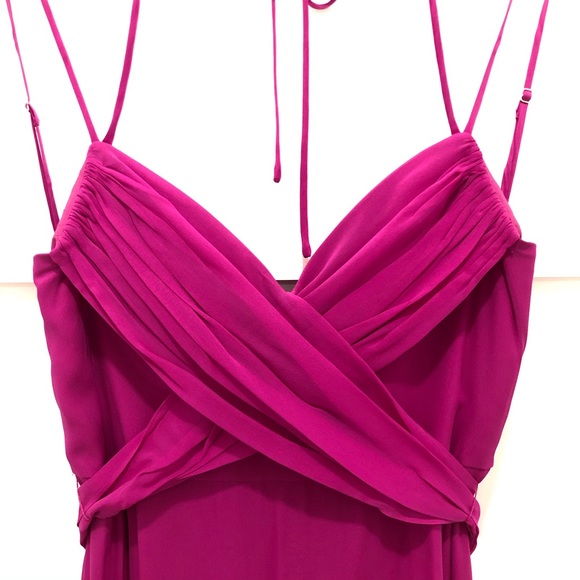 BCBG Max Azria Rosabelle Gown in Magenta, size 10 - Picture 9 of 16
